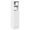 vidaXL Bathroom Cabinet with Roll Holder White 20.5x22x90 cm