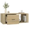 vidaXL Coffee Table Sonoma Oak 100x50.5x35 cm Engineered Wood