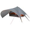 vidaXL Teepee Tent 9-Person 9-Person Grey and Orange