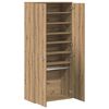 vidaXL Highboard Artisan oak 80 x 39 x 178 cm Engineered wood