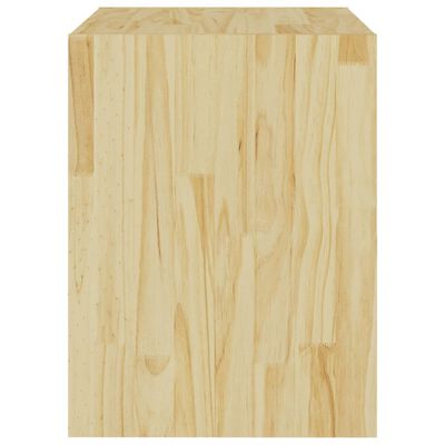 vidaXL Bedside Cabinet 40x30.5x40 cm Solid Pinewood