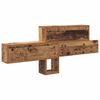 vidaXL Wall-Mounted Coat Rack with Shelf Old Wood 100 x 12 x 43.5 cm