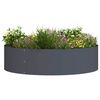 vidaXL Planter Ring 5 pcs Anthracite 80 x 80 x 20 cm Cold-rolled Steel