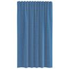 vidaXL Voile Curtains with Rod Pockets 2 pcs Royal Blue