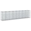 vidaXL Gabion Raised Bed 2 pcs 330 x 50 x 80 cm Galvanised Steel