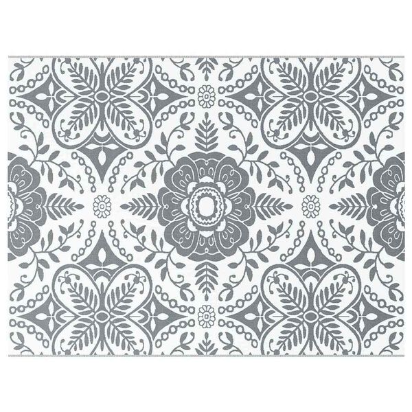 vidaXL Outdoor Rug ARAKIL Light grey 300 x 400 cm PP