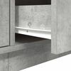 vidaXL TV Cabinet with LED Lights Concrete Grey 160.5x41x50 cm