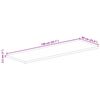 vidaXL Table Top 140x60x2.5 cm Rectangular Solid Wood Reclaimed