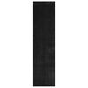 vidaXL Medium Pile Soft and Washable Rug HUARTE Black 1000 x 80 cm