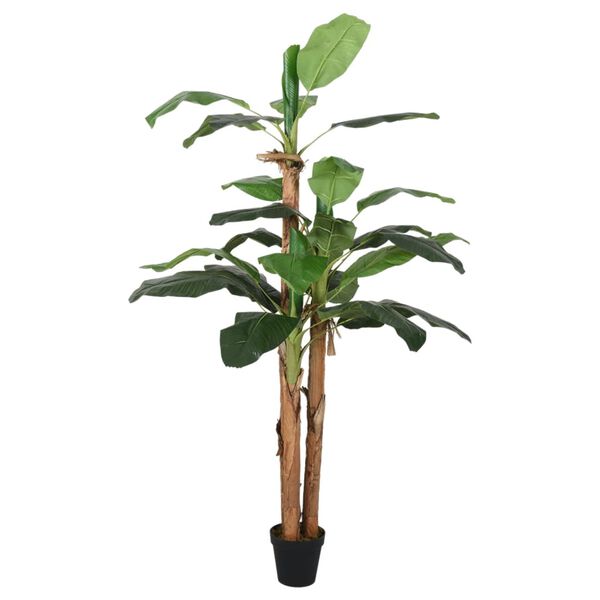 vidaXL Artificial Banana Tree 22 Leaves 200 cm Green
