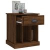 vidaXL Bedside Cabinets 2 pcs Brown Oak 43x36x50 cm