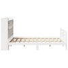 vidaXL Bookcase Bed without Mattress White 140x190 cm Solid Wood Pine