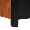 vidaXL Media Storage Cabinet with Drawer Brown Solid acacia wood
