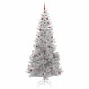 vidaXL Christmas Tree with 300 LEDs with Stand Silver 240 cm PET