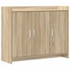 vidaXL Sideboard Sonoma Oak 98.5 x 33 x 80 cm Engineered Wood