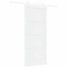vidaXL Sliding Door White 86 x 198.5 cm Solid Pine Wood