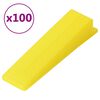 vidaXL Tile Levelling Wedges 100 pcs