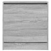 vidaXL Shoe Cabinet Grey Sonoma 60x34x63.5 cm Engineered Wood