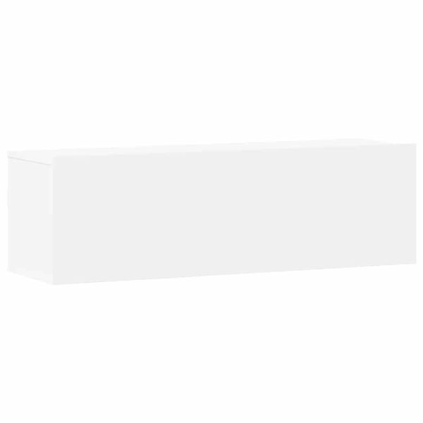 vidaXL 3 Piece TV Cabinet Set White Engineered Wood