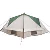 vidaXL Teepee Tent with Roof Green and White 490 x 410 x 210 cm