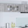 vidaXL Kitchen Cabinet with Storage Kalmar Grey Sonoma 80 x 31 x 40 cm