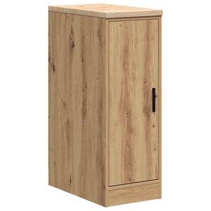 vidaXL Garage Storage Cabinet Artisan Oak 30x51x85 cm Solid Wood Pine