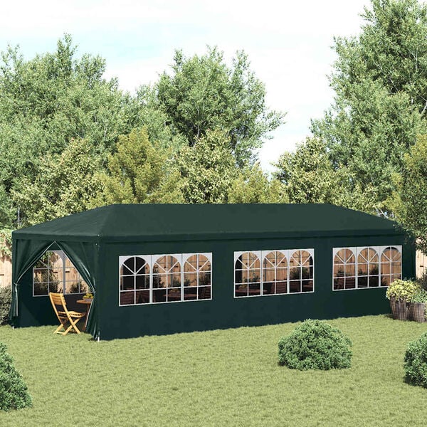 vidaXL Party Tent 3x9 m Green