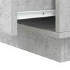 vidaXL Bedside Cabinet Concrete Grey 39 x 34.5 x 50 cm Engineered wood