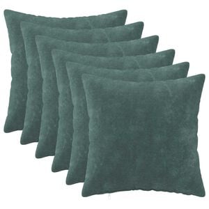 vidaXL Cushion Cover 6 pcs HEERLEN Sea Blue 30 x 30 cm
