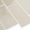 vidaXL Decorative Stickers 10 pcs Beige 29.4 x 21.4 cm