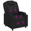 vidaXL Recliner Massage Chair Black 75 x 95 x 106 cm Fabric