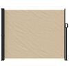 vidaXL Retractable Side Awning Beige 160x500 cm