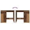 vidaXL Desk Old Wood 86x49x76 cm Engineered Wood