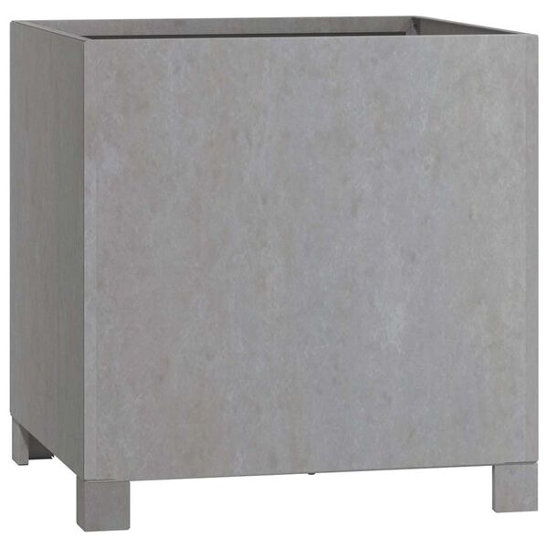 vidaXL Planter with Legs Rusty 40x40x40 cm Corten Steel