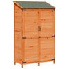 vidaXL Garden Shed Brown 106.5 x 56 x 176 cm Engineered Wood