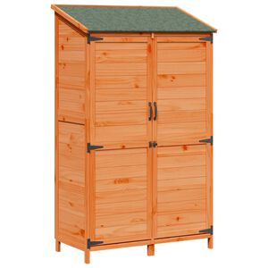 vidaXL Garden Shed Brown 106.5 x 56 x 176 cm Engineered Wood