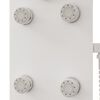 vidaXL Shower Panel Unit Glass 25x47.5x130 cm White