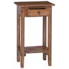 vidaXL Plant Stand with Drawer Brown 34 x 25 x 52 cm Mahogany Wood