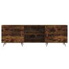 vidaXL TV Cabinet Smoked Oak 150x30x50 cm Engineered Wood