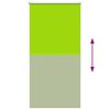 vidaXL Roller Blind Blackout Leaves Green 70x175 cm Fabric Width 65.7 cm Polyester