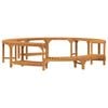 vidaXL Hot Tub Surround Brown &Oslash;275 x 55.5 cm Solid Acacia Wood