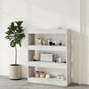 vidaXL Book Cabinet/Room Divider Concrete Grey 80x30x103 cm Engineered wood