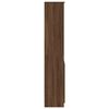 vidaXL Highboard Brown Oak 50x35x180 cm Engineered Wood