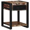 vidaXL Side Table Multicolour 40x40x50 cm Solid Wood Reclaimed