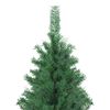 vidaXL Christmas Tree with Decorative String Lights Green 400 cm PVC