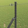 vidaXL Fence Post Grey 25 x 1 m (25 mm mesh) Steel
