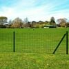 vidaXL Euro Fence Steel 10x1.5 m Green