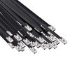 vidaXL Cable Tie 250 pcs 4.6 x 700 mm Black