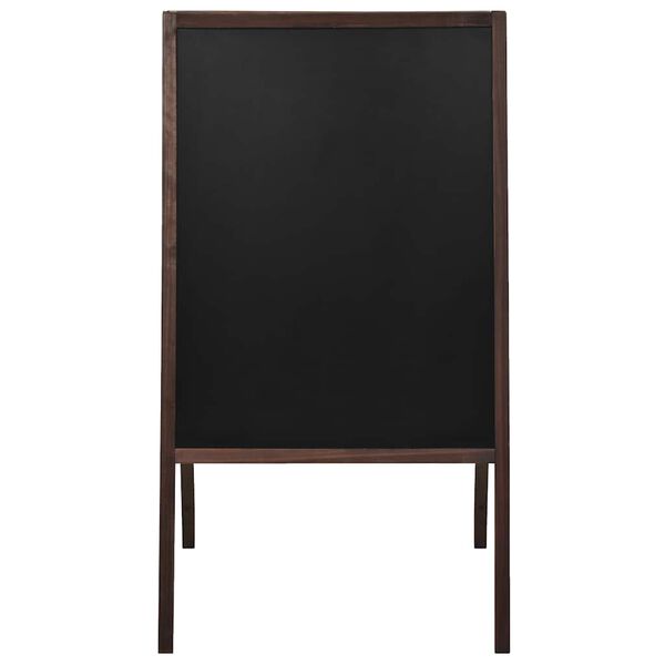 vidaXL Double-sided Blackboard Cedar Wood Free Standing 60x80 cm