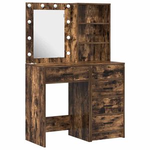 vidaXL Dressing Table 2 pcs Brown 50 x 41 x 135 cm Engineered wood